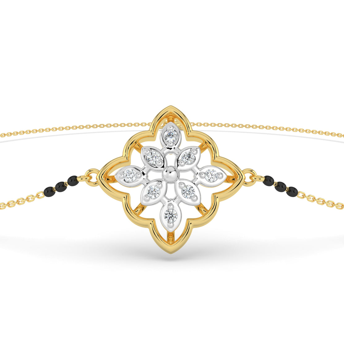Blisse Lab Diamond Mangalsutra Bracelet
