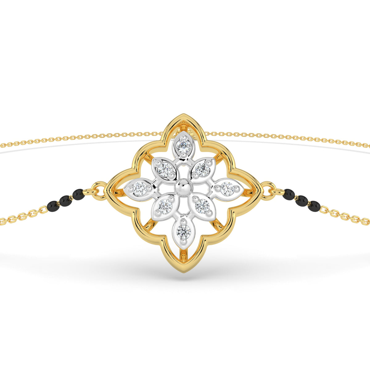 Blisse Lab Diamond Mangalsutra Bracelet