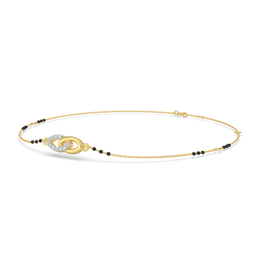 Eternal Bond Lab Diamond Mangalsutra Bracelet