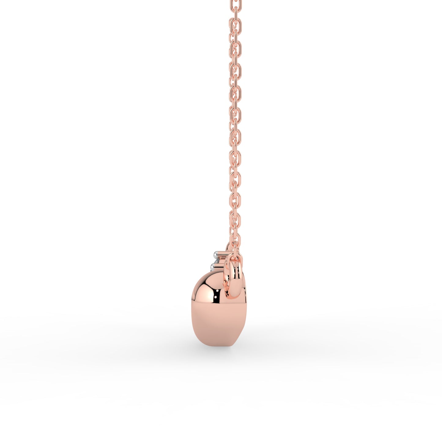 Curve Bar Lab Diamond Necklace