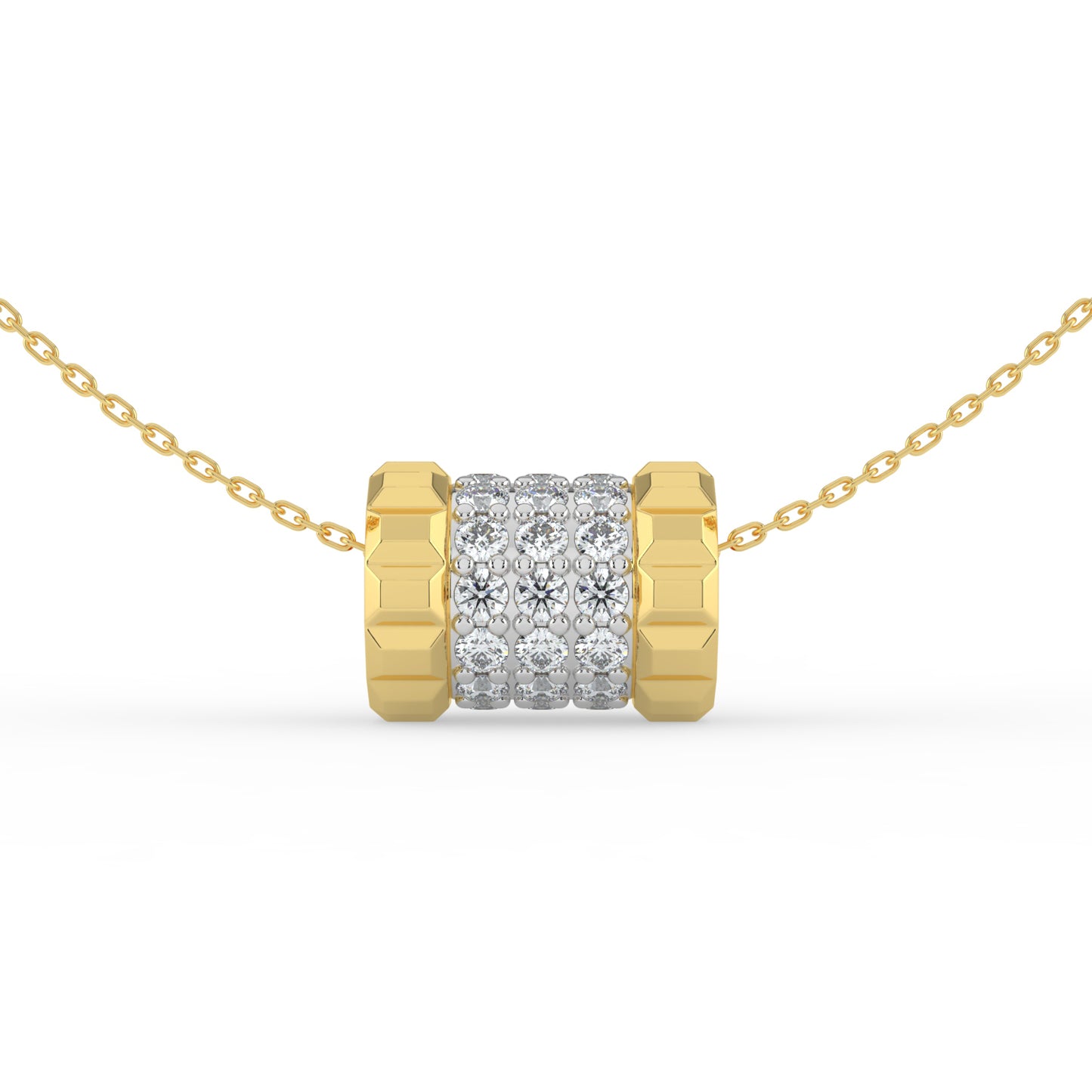 Volvere Spinning Lab Diamond Pendant (With Chain)