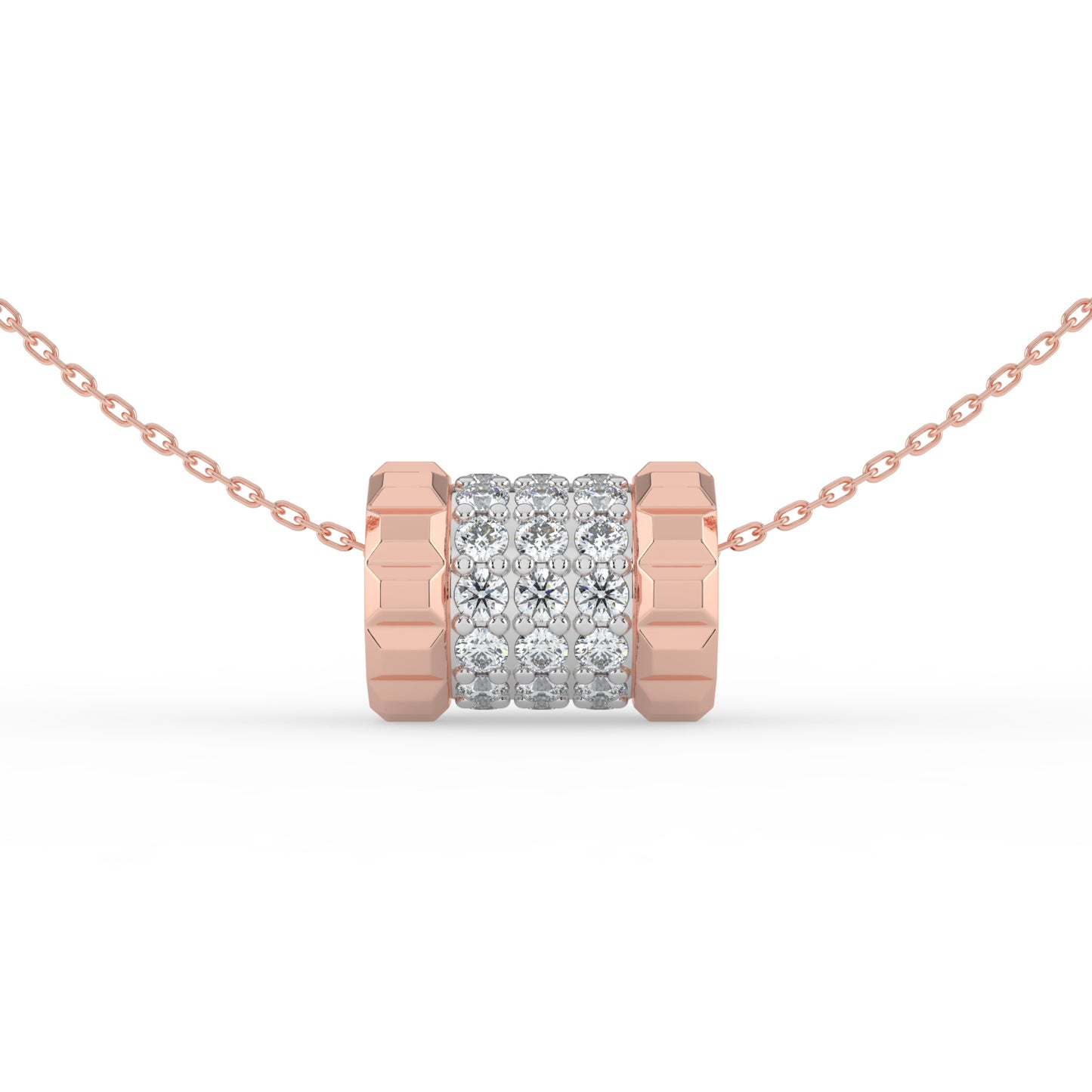 Volvere Spinning Lab Diamond Pendant (With Chain)