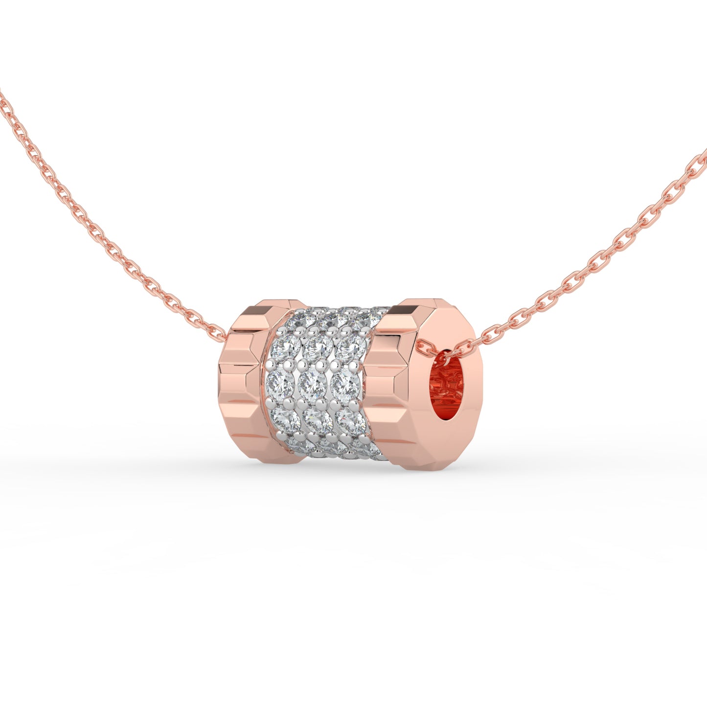 Volvere Spinning Lab Diamond Pendant (With Chain)