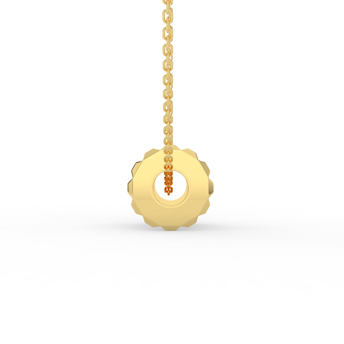 Volvere Spinning Lab Diamond Pendant (With Chain)