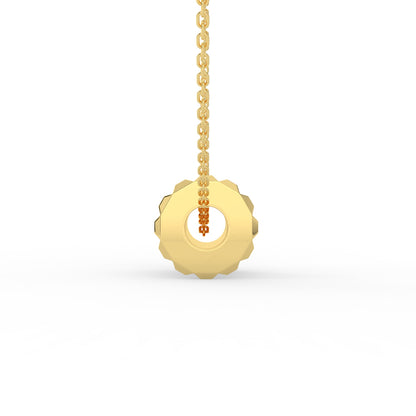 Volvere Spinning Lab Diamond Pendant (With Chain)