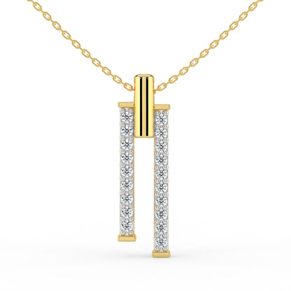 Nocturne Glow Lab Diamond Pendant (With Chain)