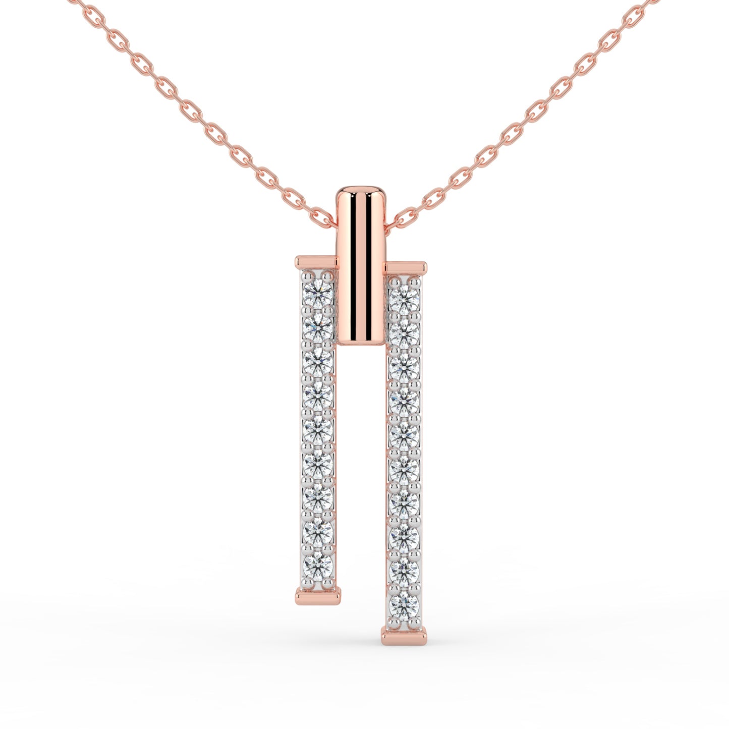 Nocturne Glow Lab Diamond Pendant (With Chain)