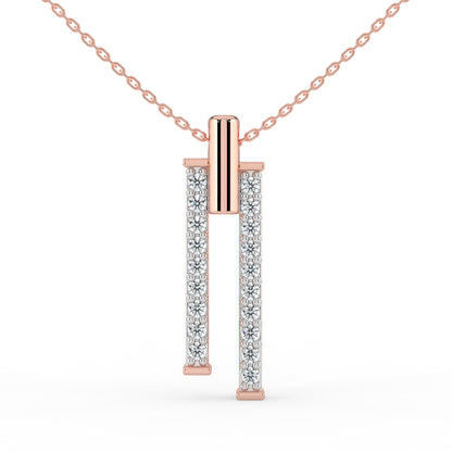 Nocturne Glow Lab Diamond Pendant (With Chain)