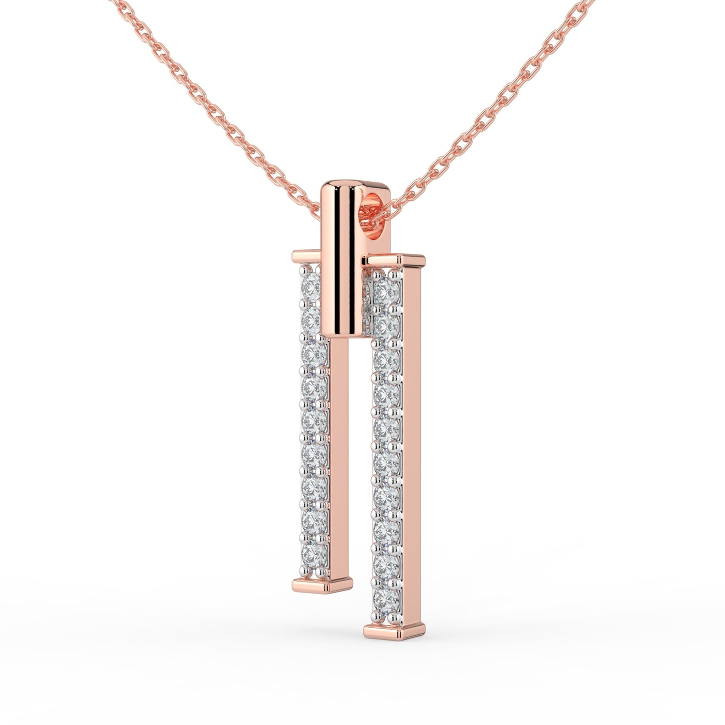 Nocturne Glow Lab Diamond Pendant (With Chain)