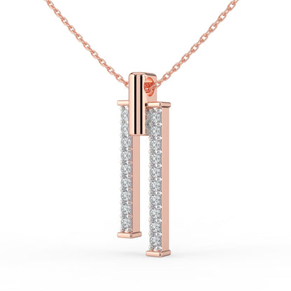Nocturne Glow Lab Diamond Pendant (With Chain)
