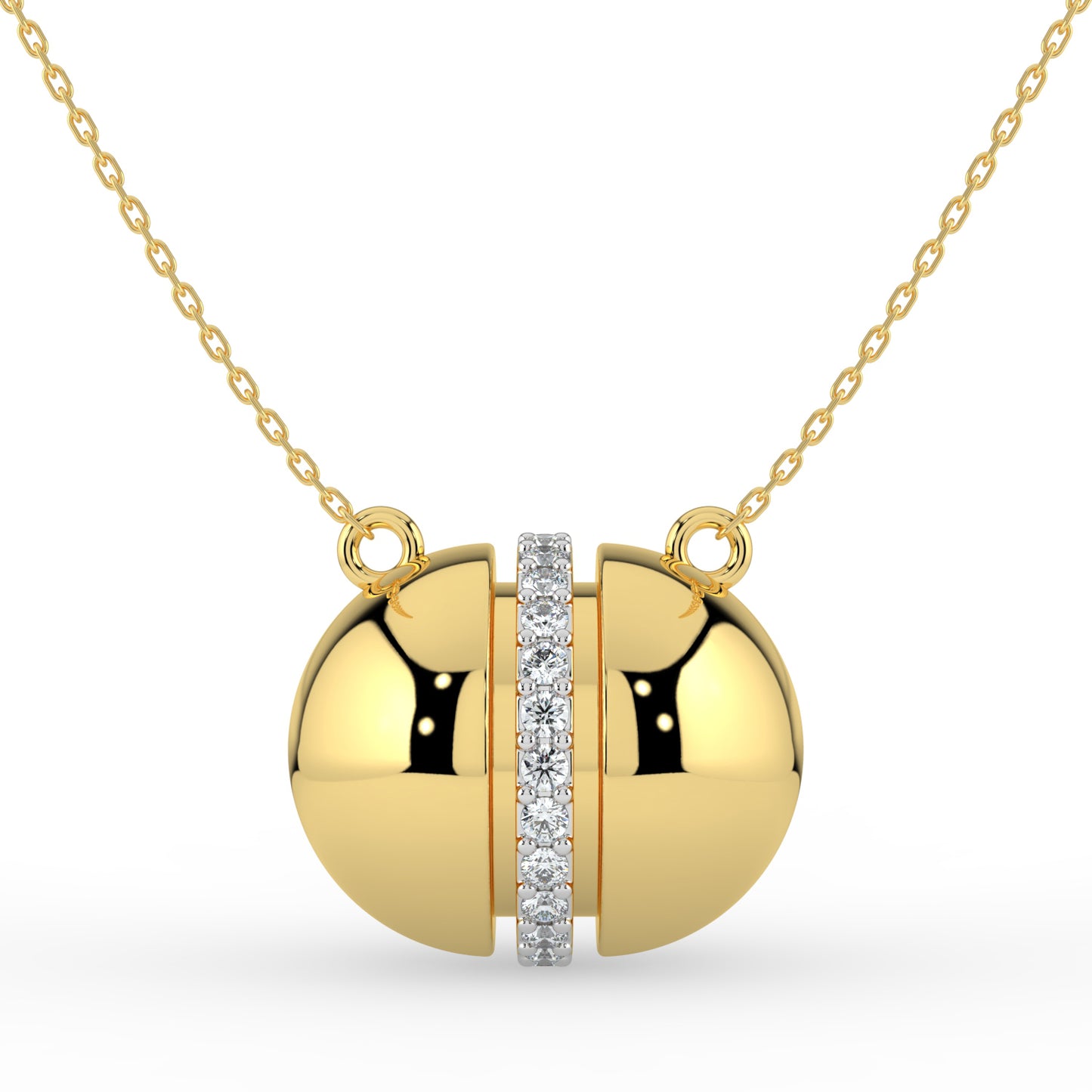 Spin Around Lab Diamond Necklace