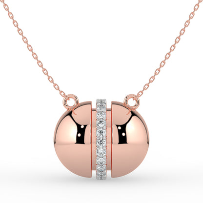 Spin Around Lab Diamond Necklace
