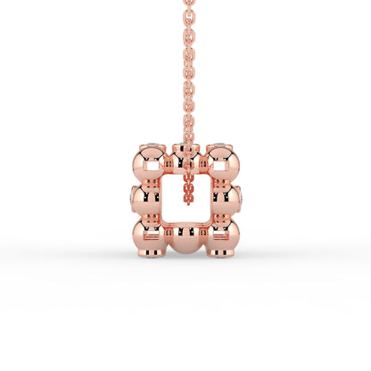 Pixel Lab Diamond Pendant (With Chain)