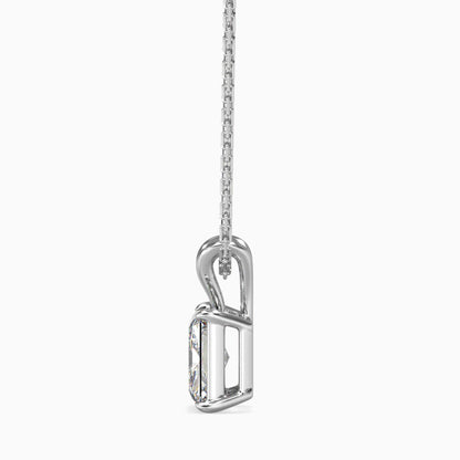 25 Cent Radiant Solitaire Pendant