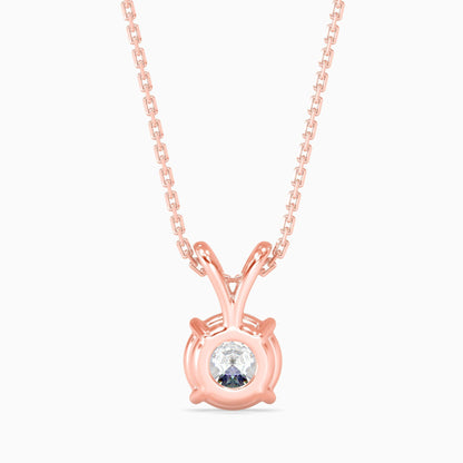25 Cent Classic Solitaire Pendant