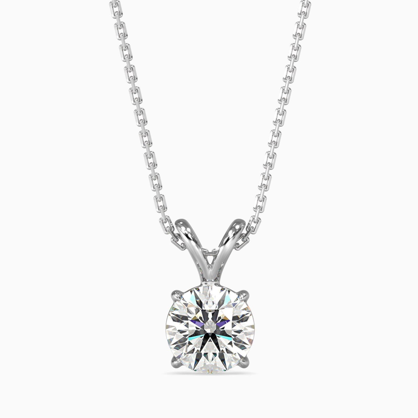 25 Cent Classic Solitaire Pendant