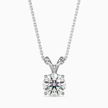 25 Cent Classic Solitaire Pendant