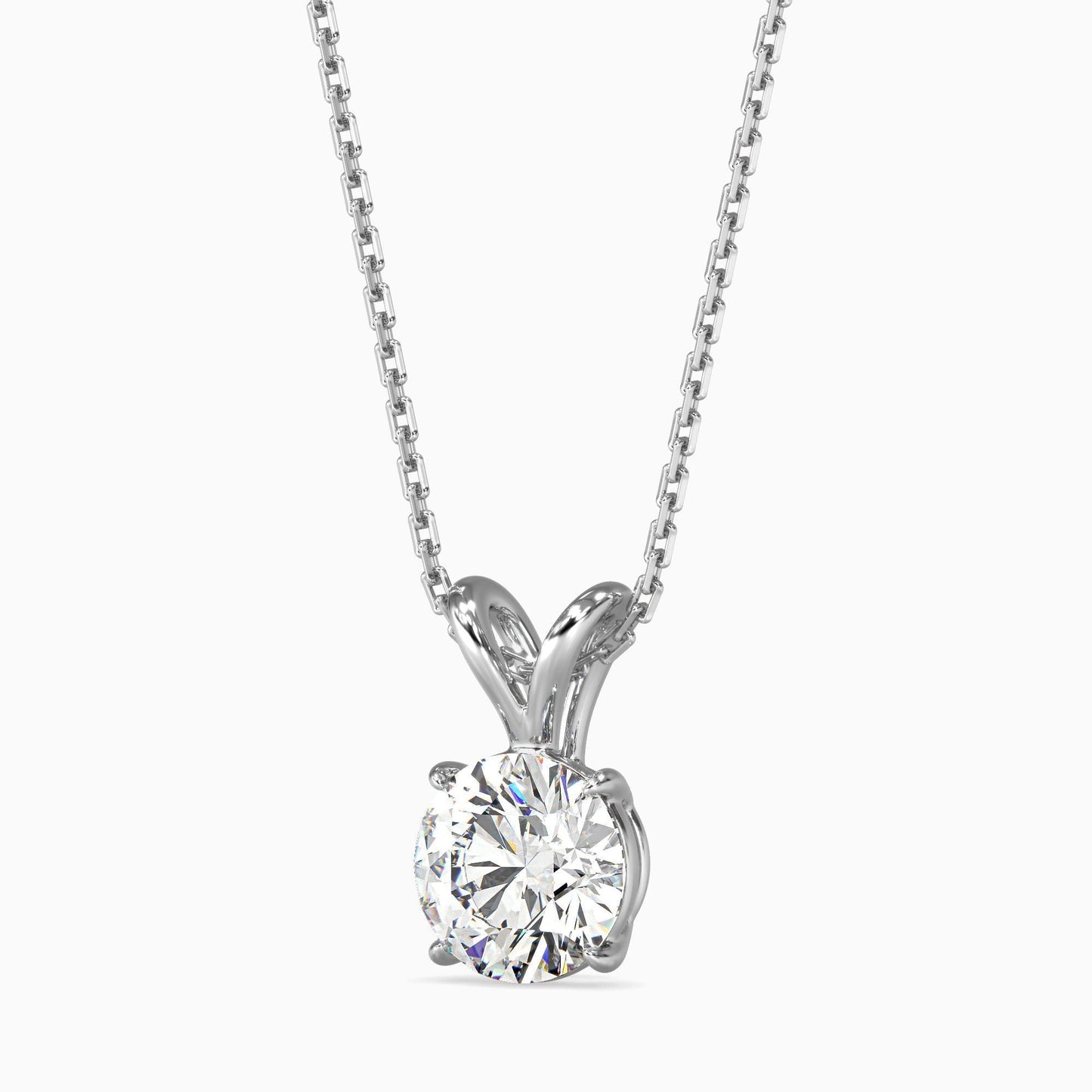 25 Cent Classic Solitaire Pendant