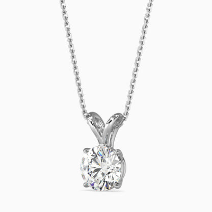 25 Cent Classic Solitaire Pendant