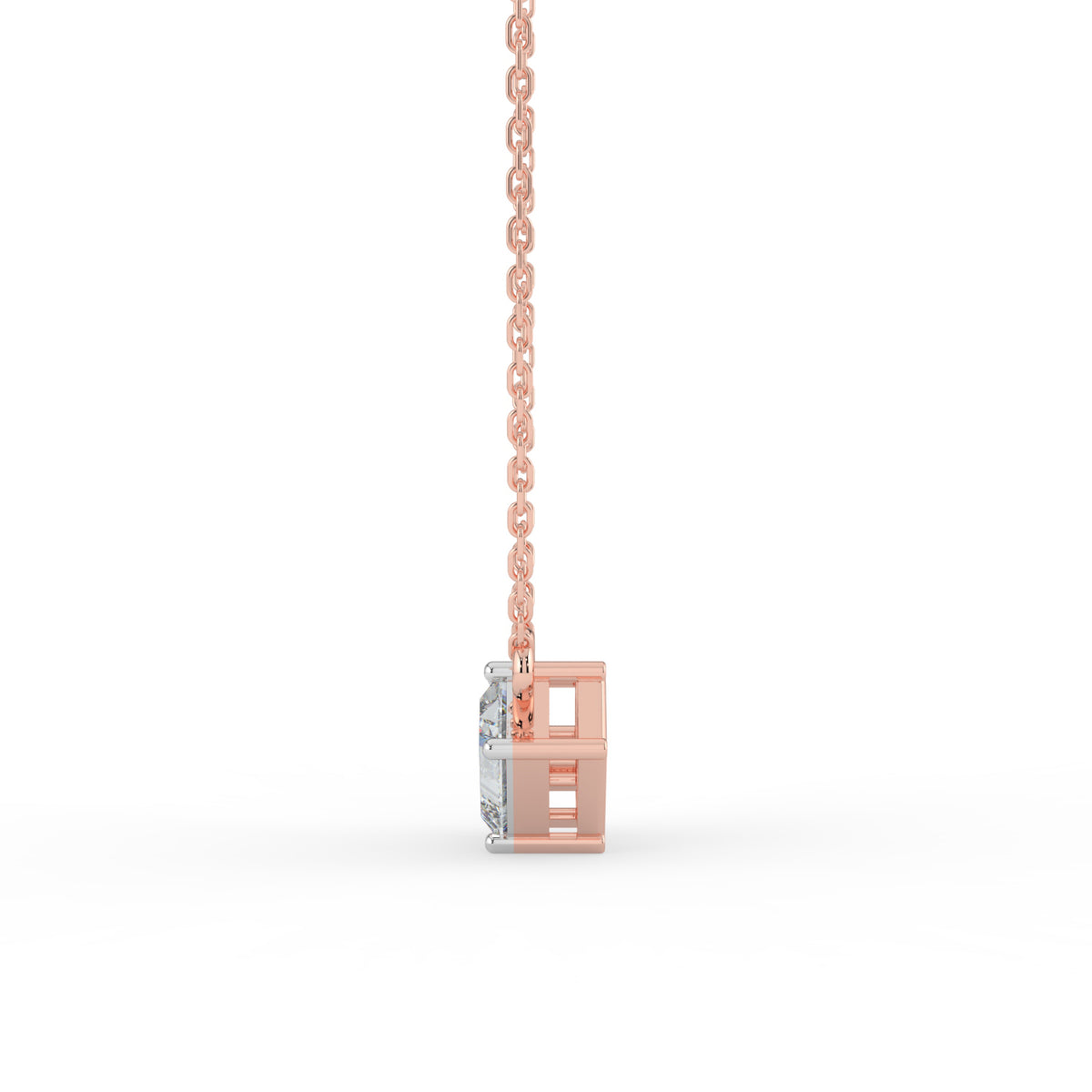 Gema Dual Stone Lab Diamond Necklace