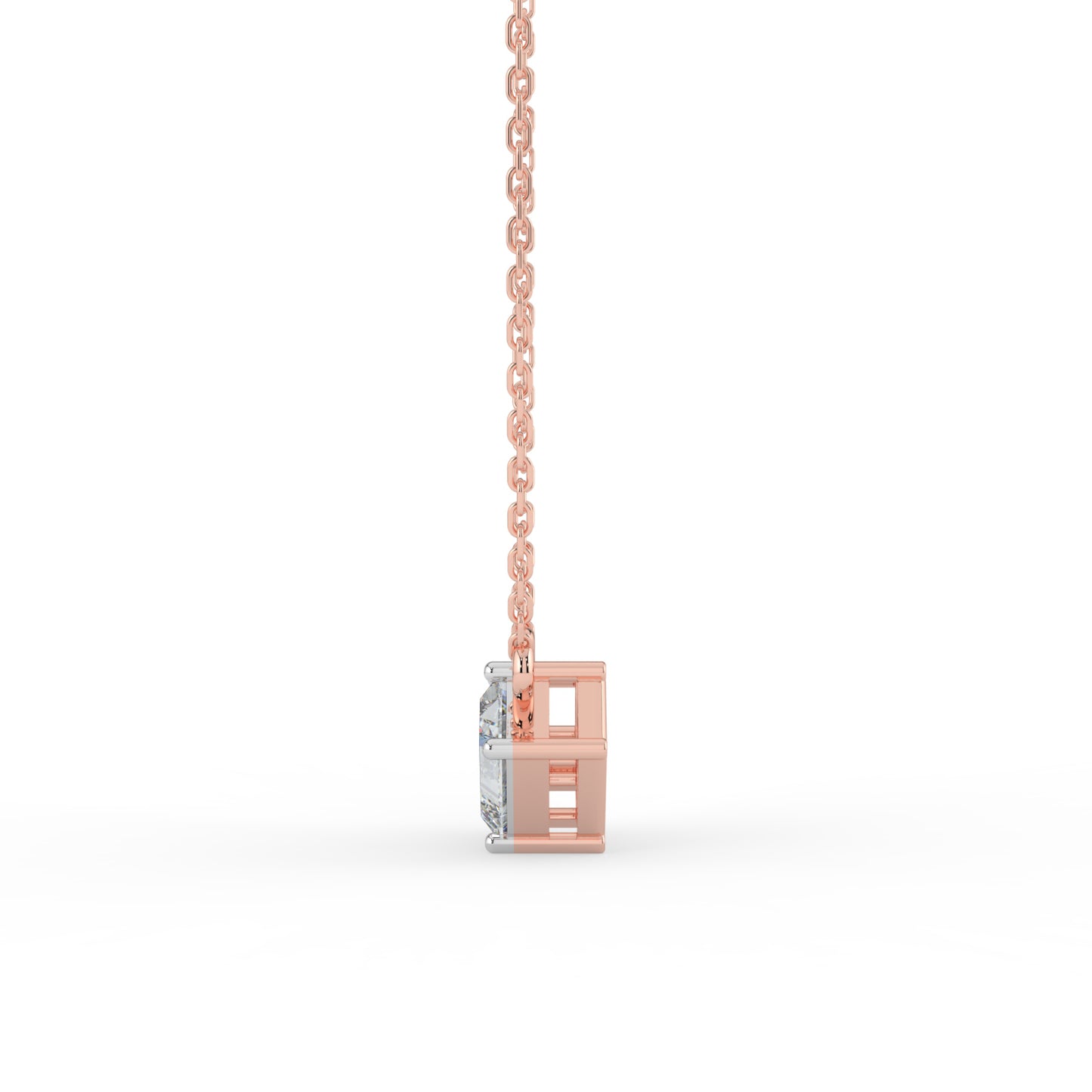 Gema Dual Stone Lab Diamond Necklace
