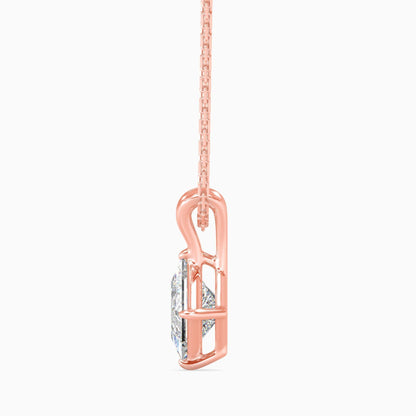 25 Cent Princess Solitaire Pendant