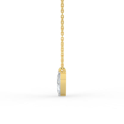 Dual Marquise Lab Diamond Necklace