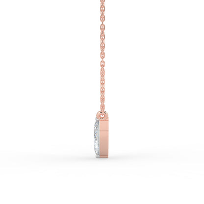 Dual Marquise Lab Diamond Necklace