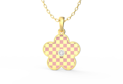 Rosé Blush Lab Diamond Necklace