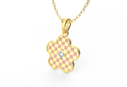 Rosé Blush Lab Diamond Necklace