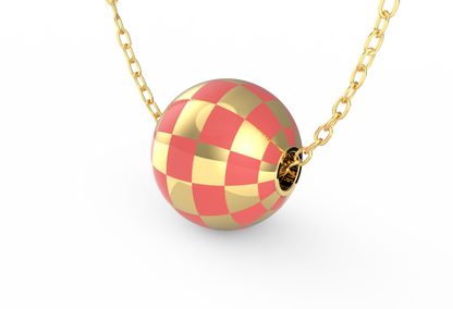 Siesta Disco Enamel Necklace