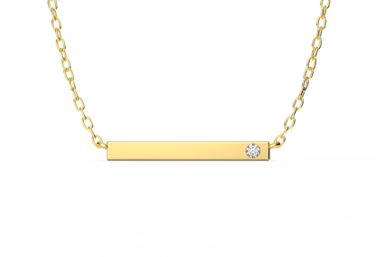 MInimal Luxe Bar Necklace