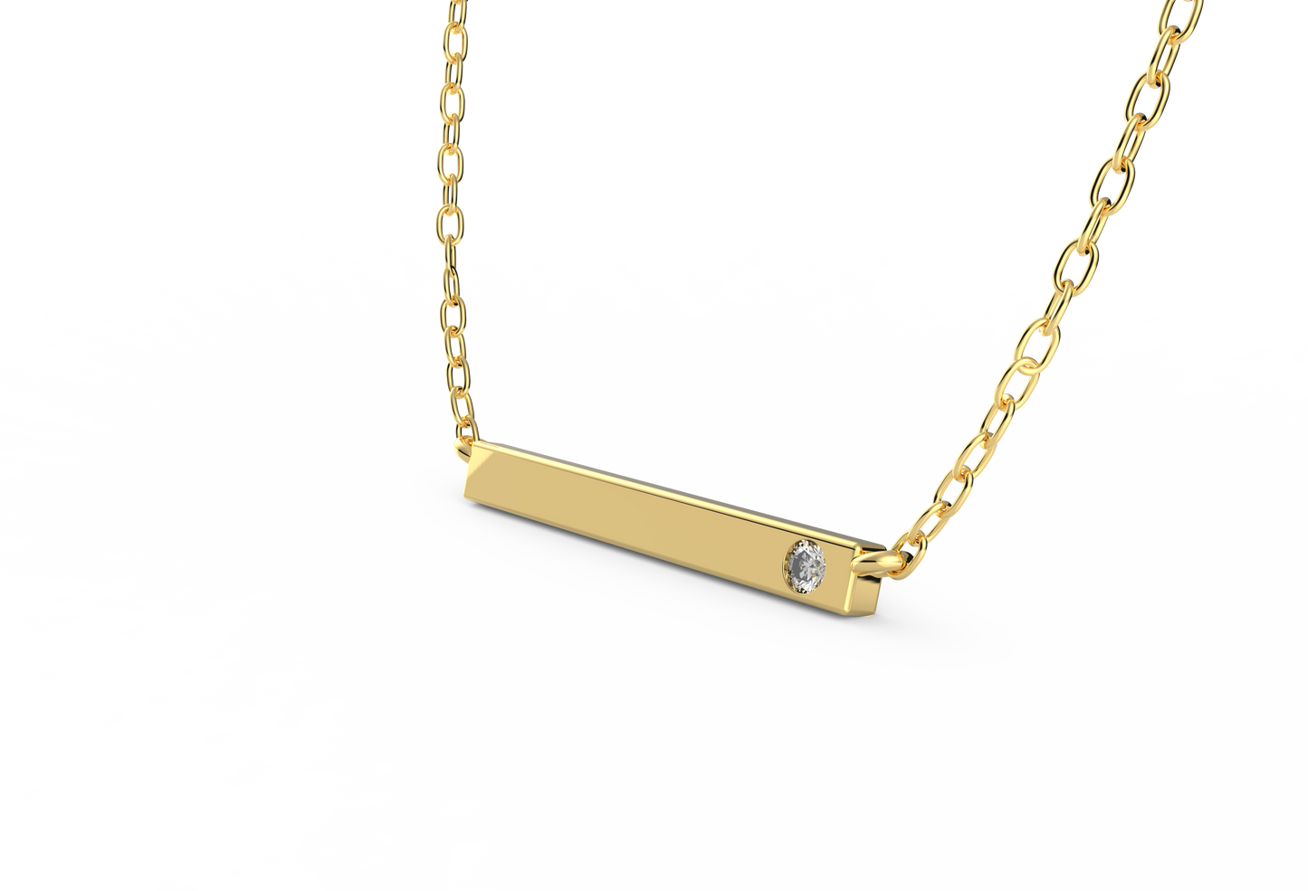 MInimal Luxe Bar Necklace