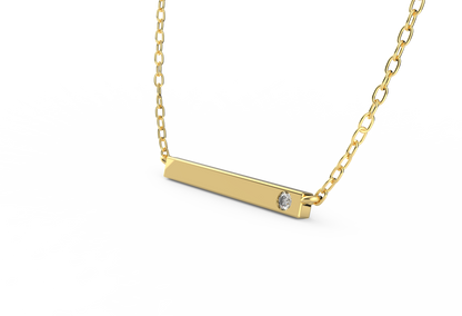 MInimal Luxe Bar Necklace