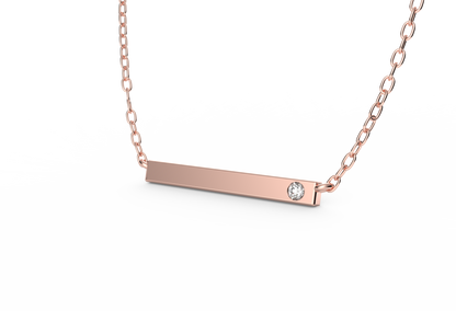MInimal Luxe Bar Necklace