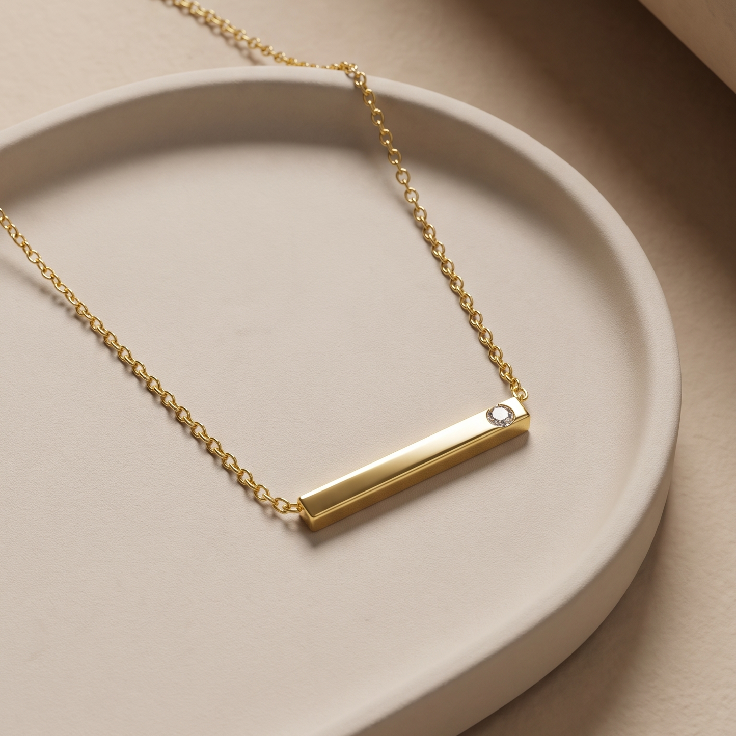 MInimal Luxe Bar Necklace
