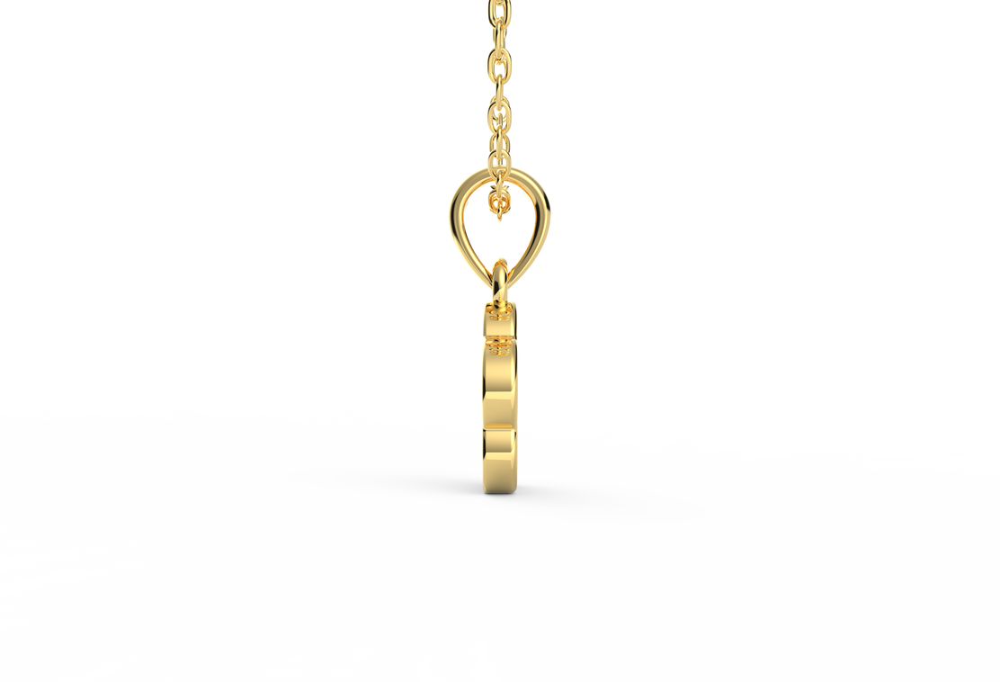 Flora Evil Eye Pendant (With Chain)