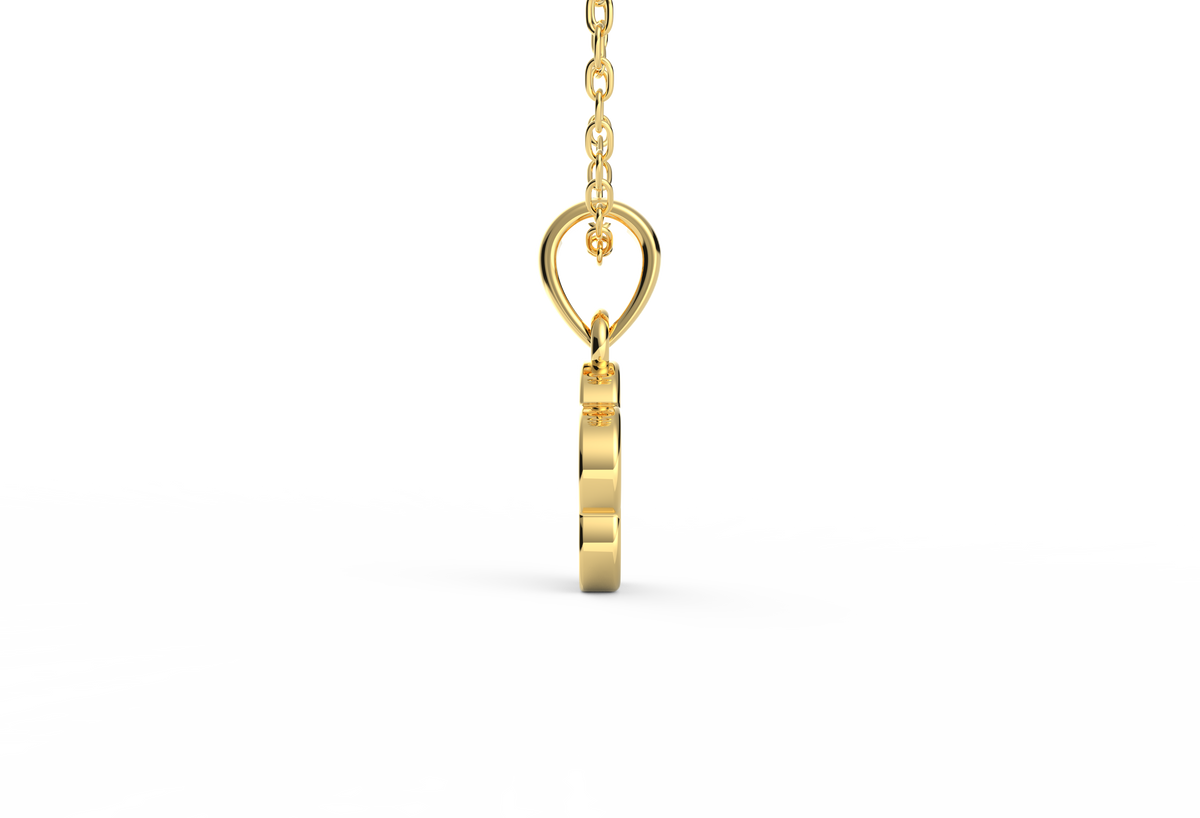 Flora Evil Eye Pendant (With Chain)