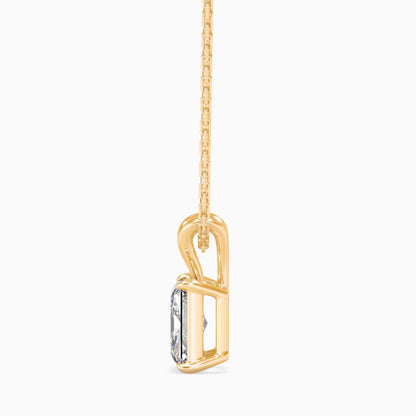25 Cent Radiant Solitaire Pendant