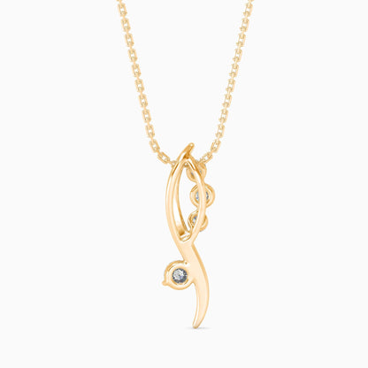 Celestial Droplets Diamond Pendant