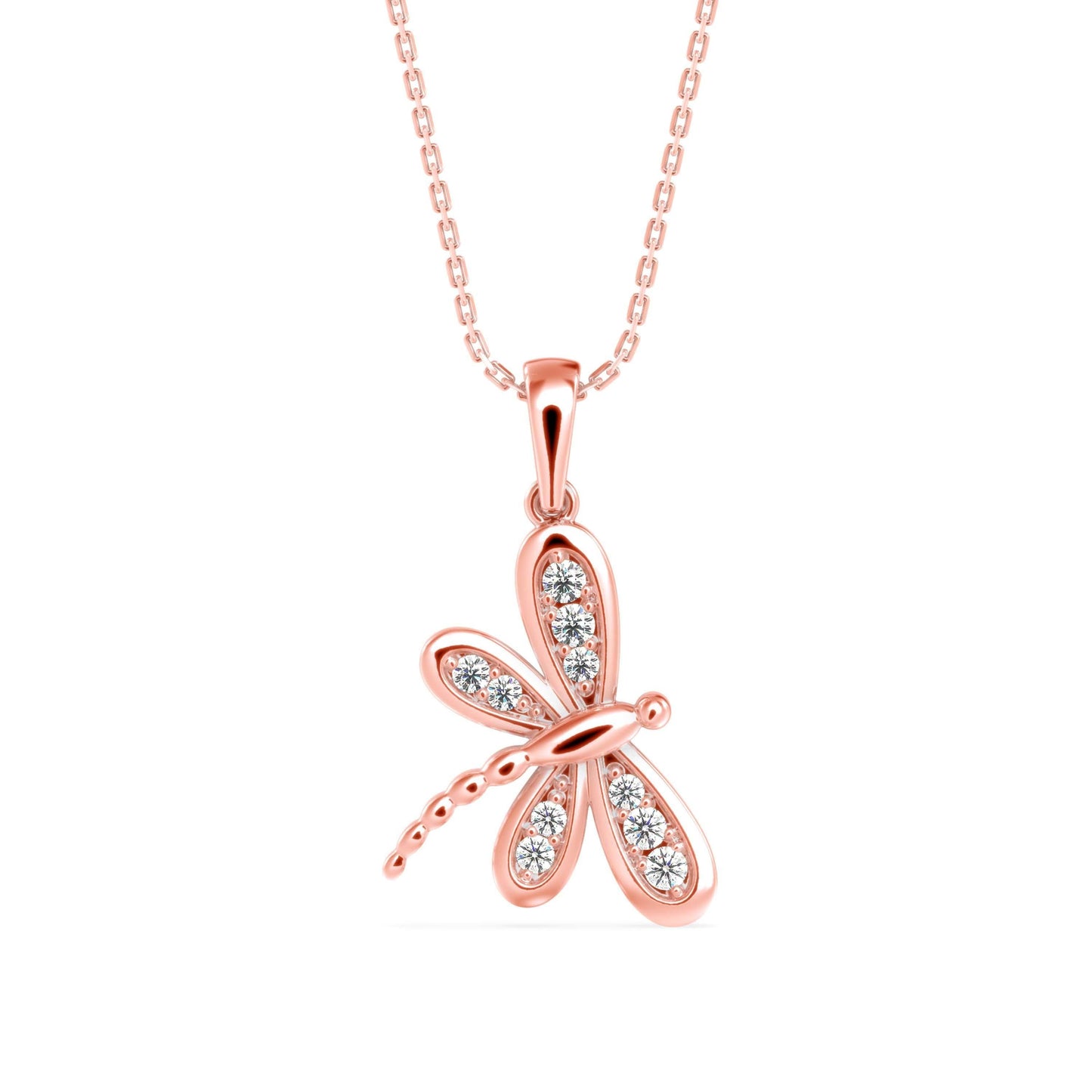 Eternal Flutter Diamond Pendant