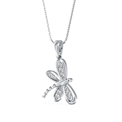 Eternal Flutter Diamond Pendant