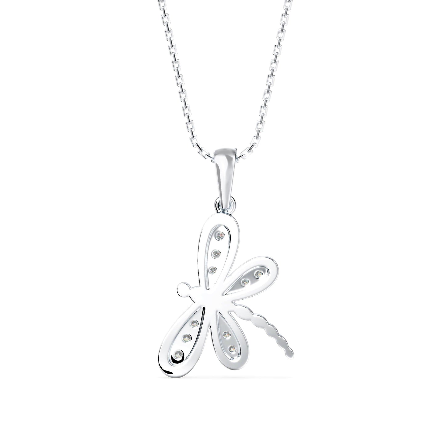 Eternal Flutter Diamond Pendant