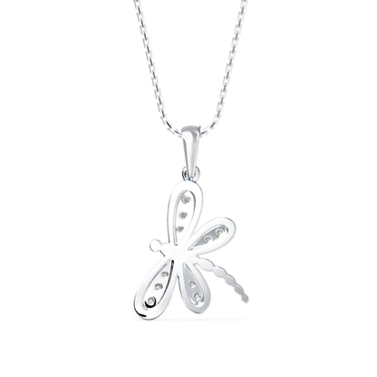 Eternal Flutter Diamond Pendant
