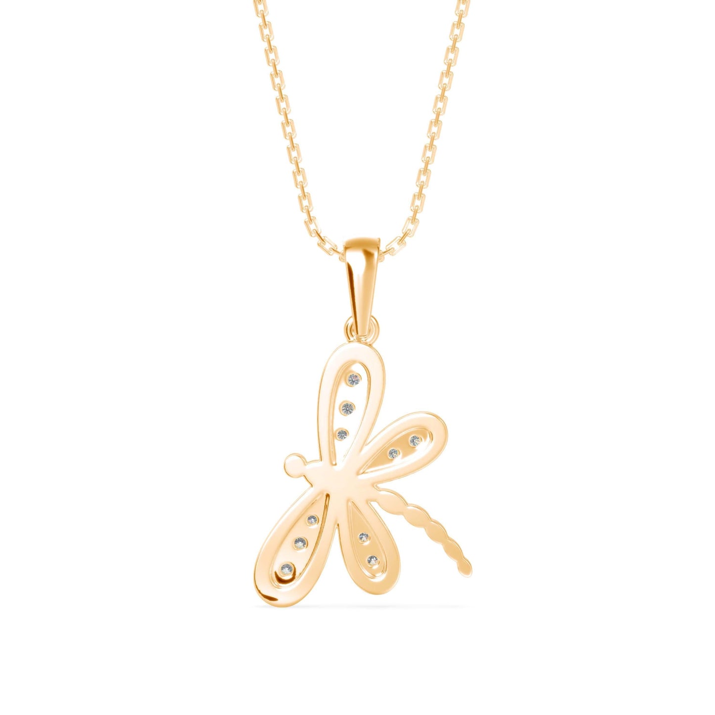 Eternal Flutter Diamond Pendant