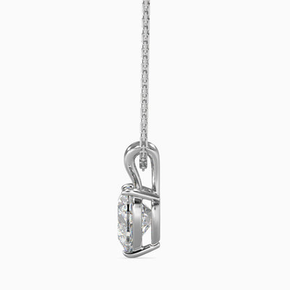 50 Cent Heart Solitaire Pendant