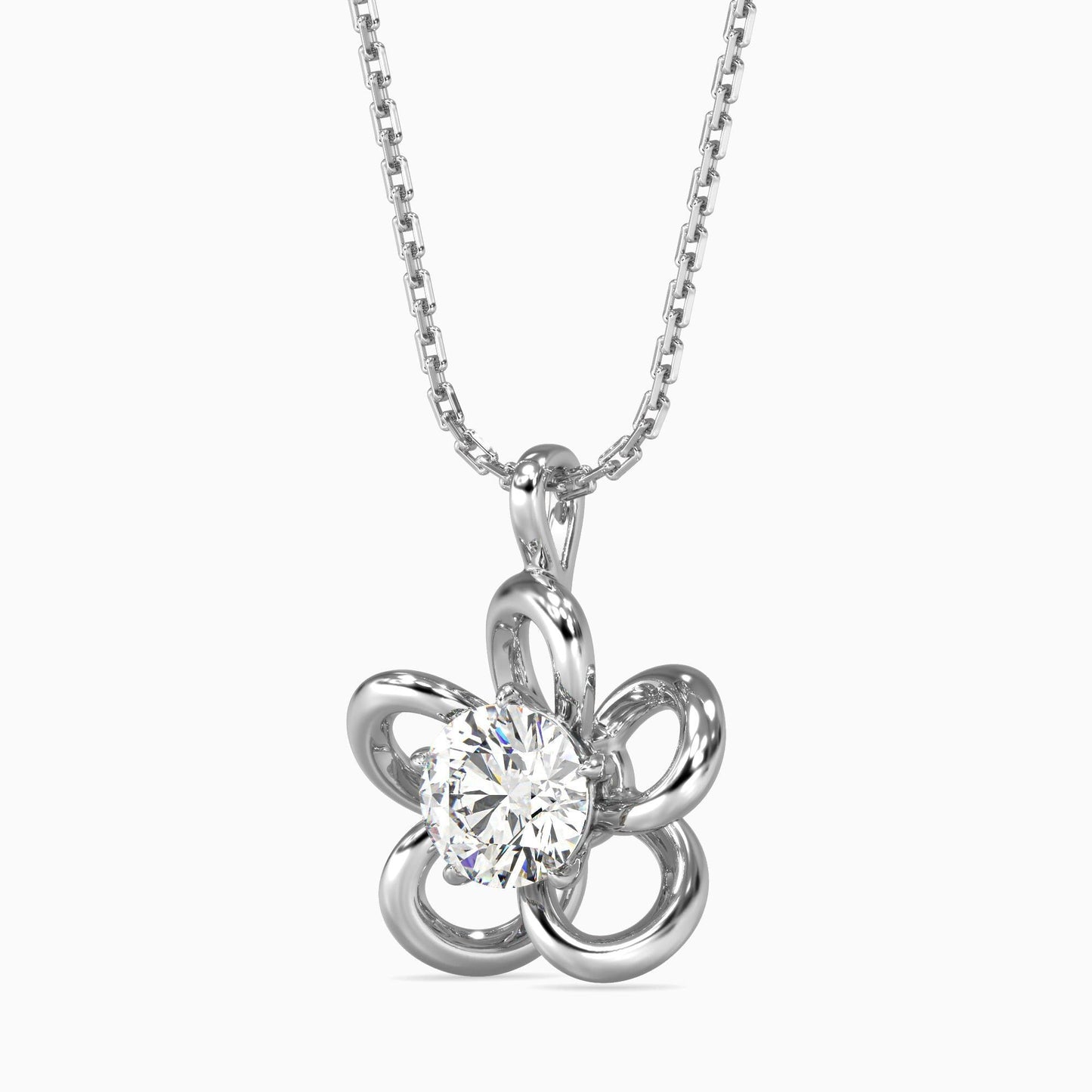 Majestic Flora Diamond Pendant