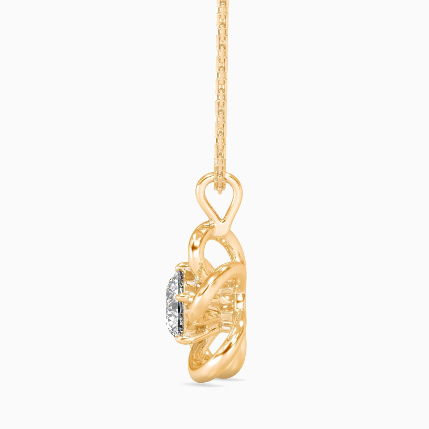 Majestic Flora Diamond Pendant