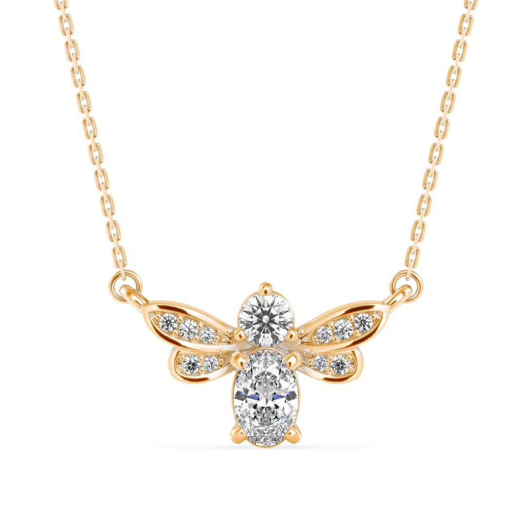 Aurora Flutter Diamond Pendant (With Chain)