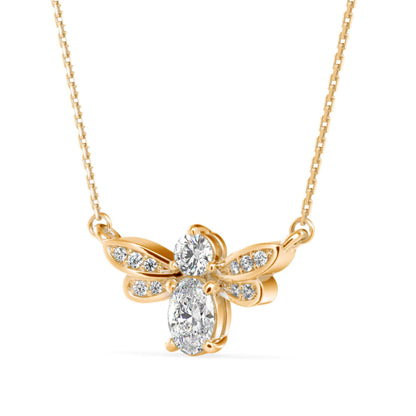 Aurora Flutter Diamond Pendant (With Chain)